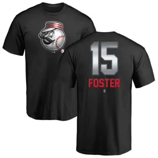 George Foster Cincinnati Reds Midnight Mascot T-Shirt - Black