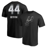 George Gervin San Antonio Spurs Black Midnight Mascot T-Shirt