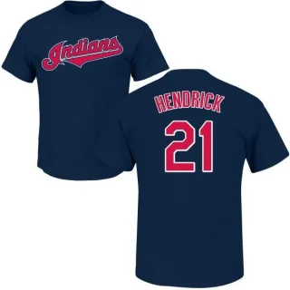 George Hendrick Cleveland Indians Name & Number T-Shirt - Navy