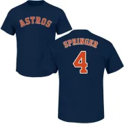 George Springer Houston Astros Name & Number T-Shirt - Navy