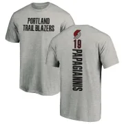 Georgios Papagiannis Portland Trail Blazers Ash Backer T-Shirt