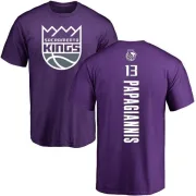 Georgios Papagiannis Sacramento Kings Purple Backer T-Shirt