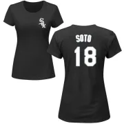 Geovany Soto Women's Chicago White Sox Name & Number T-Shirt - Black