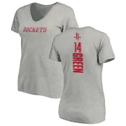 Gerald Green Women's Houston Rockets Ash Backer T-Shirt