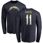 Geremy Davis Los Angeles Chargers Name & Number T-Shirt - Navy -