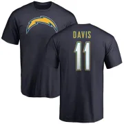 Geremy Davis Los Angeles Chargers Name & Number T-Shirt - Navy