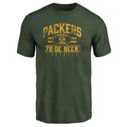 Gerhard de Beer Green Bay Packers Flanker Tri-Blend T-Shirt - Green