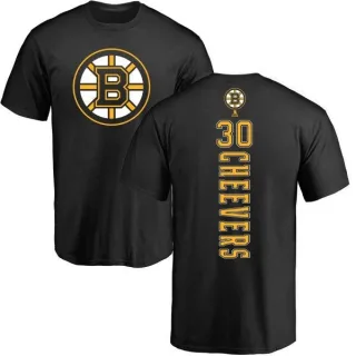 Gerry Cheevers Boston Bruins Backer T-Shirt - Black