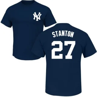 Giancarlo Stanton New York Yankees Name & Number T-Shirt - Navy