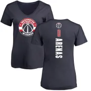 Gilbert Arenas Women's Washington Wizards Navy Backer T-Shirt