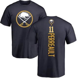 Gilbert Perreault Buffalo Sabres Backer T-Shirt - Navy
