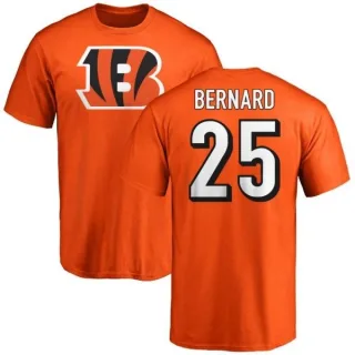 Giovani Bernard Cincinnati Bengals Name & Number Logo T-Shirt - Orange