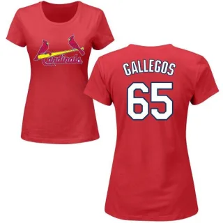 Giovanny Gallegos Women's St. Louis Cardinals Name & Number T-Shirt - Red