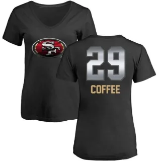 Glen Coffee Women's San Francisco 49ers Midnight Mascot T-Shirt - Black