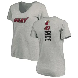 Glen Rice Women's Miami Heat Ash Backer T-Shirt