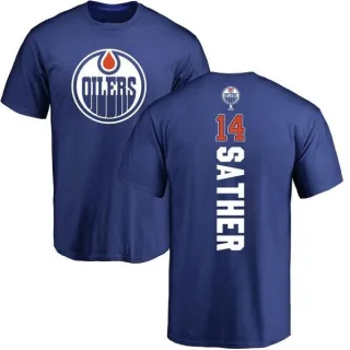 Glen Sather Edmonton Oilers Backer T-Shirt - Royal