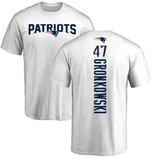 Glenn Gronkowski New England Patriots Backer T-Shirt - White