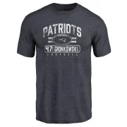 Glenn Gronkowski New England Patriots Flanker Tri-Blend T-Shirt - Navy