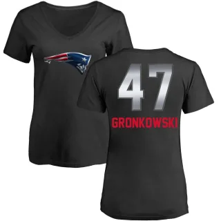 Glenn Gronkowski Women's New England Patriots Midnight Mascot T-Shirt - Black