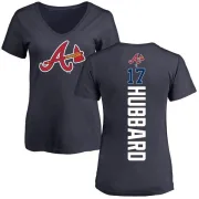 Glenn Hubbard Women's Atlanta Braves Backer Slim Fit T-Shirt - Navy