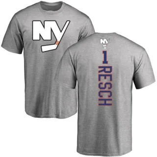 Glenn Resch New York Islanders Backer T-Shirt - Ash