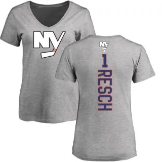 Glenn Resch Women's New York Islanders Backer T-Shirt - Ash