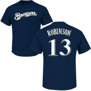 Glenn Robinson Milwaukee Brewers Name & Number T-Shirt - Navy