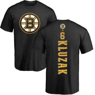 Gord Kluzak Boston Bruins Backer T-Shirt - Black