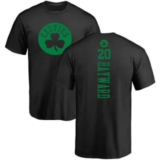Gordon Hayward Boston Celtics Black One Color Backer T-Shirt