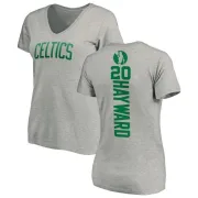 Gordon Hayward Women's Boston Celtics Ash Backer T-Shirt