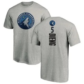 Gorgui Dieng Minnesota Timberwolves Ash Backer T-Shirt