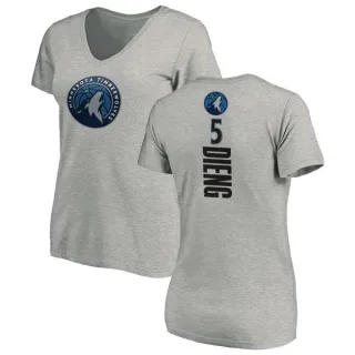 Gorgui Dieng Women's Minnesota Timberwolves Ash Backer T-Shirt