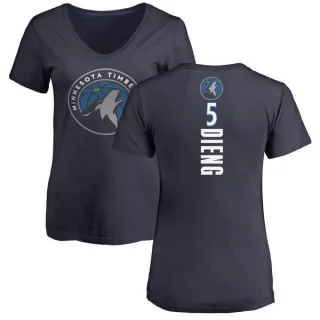 Gorgui Dieng Women's Minnesota Timberwolves Navy Backer T-Shirt