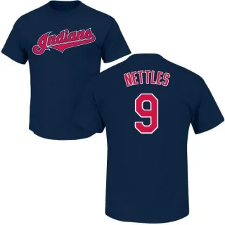 Graig Nettles Cleveland Indians Name & Number T-Shirt - Navy