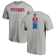 Grant Long Detroit Pistons Ash Backer T-Shirt