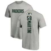 Greer Martini Green Bay Packers Backer T-Shirt - Ash