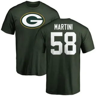 Greer Martini Green Bay Packers Name & Number Logo T-Shirt - Green