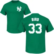 Greg Bird New York Yankees St. Patrick's Day Name & Number T-Shirt - Green