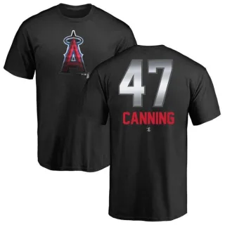 Griffin Canning Los Angeles Angels Midnight Mascot T-Shirt - Black