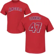 Griffin Canning Los Angeles Angels Name & Number T-Shirt - Red