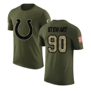 Grover Stewart Indianapolis Colts Olive Salute to Service Legend T-Shirt