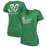 Guerschon Yabusele Women's Boston Celtics Green Sideline Tri-Blend V-Neck T-Shirt