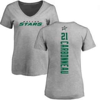 Guy Carbonneau Women's Dallas Stars Backer T-Shirt - Ash