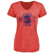 Guy Lafleur Women's Montreal Canadiens Insignia Tri-Blend T-Shirt - Red