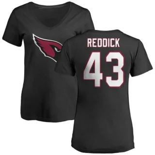 Haason Reddick Women's Arizona Cardinals Name & Number Logo Slim Fit T-Shirt - Black