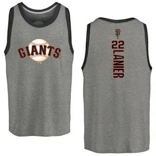 Hal Lanier San Francisco Giants Backer Tri-Blend Tank - Heathered Gray