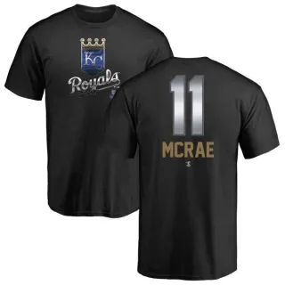 Hal Mcrae Kansas City Royals Midnight Mascot T-Shirt - Black