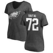 Halapoulivaati Vaitai Women's Philadelphia Eagles One Color T-Shirt - Ash