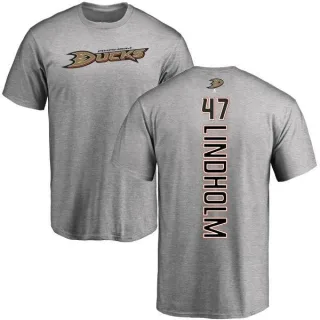 Hampus Lindholm Anaheim Ducks Backer T-Shirt - Ash