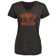 Hardy Nickerson Women's Cincinnati Bengals Flanker Tri-Blend T-Shirt - Black